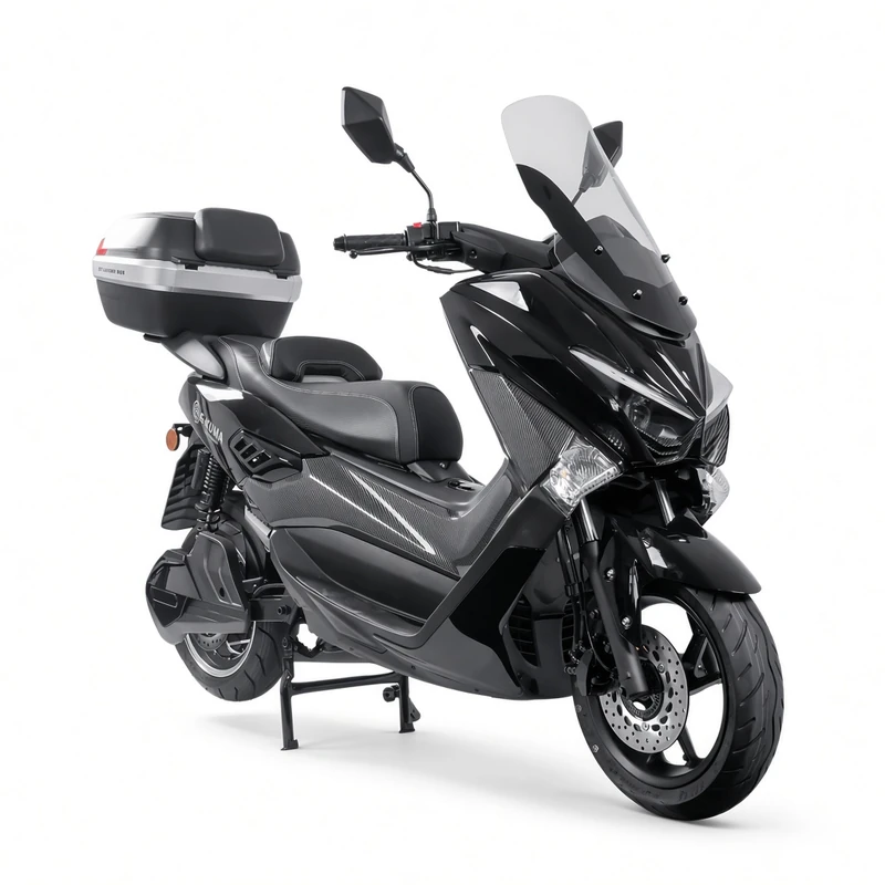 E-KUMA WIND 7000W, schwarzer E-Roller der 125er-Klasse