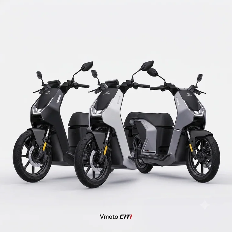 VMOTO CITI 74V-30Ah – Premium Elektro-Roller (45 km/h)